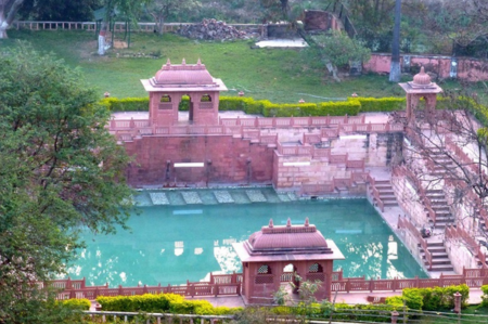 The hot springs