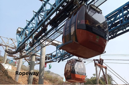 RopeWay  - Rajgir Nalanda Pawapuri Tour Package